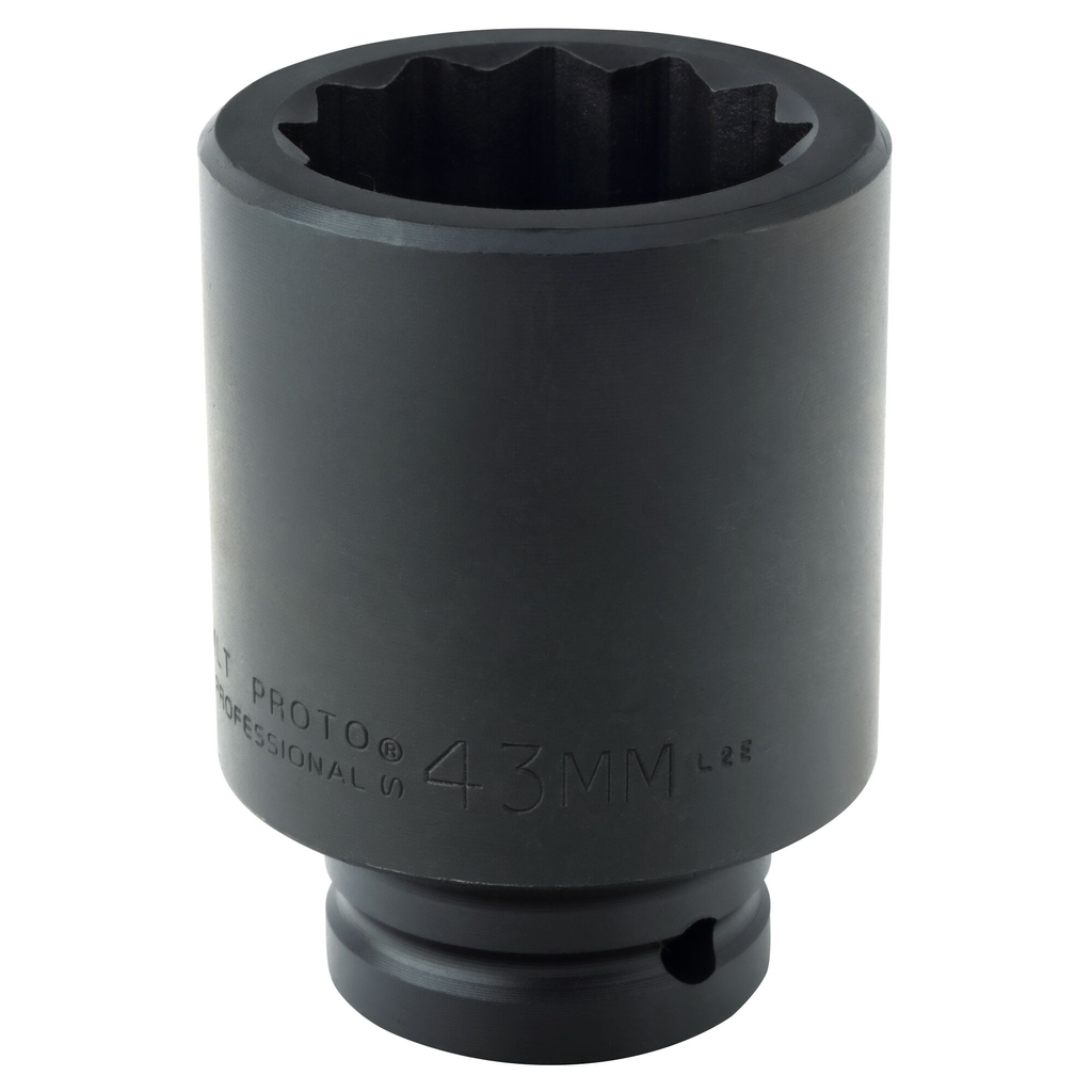 PROTO Skt Imp 3/4 Dr 43Mm 12 Pt Dp