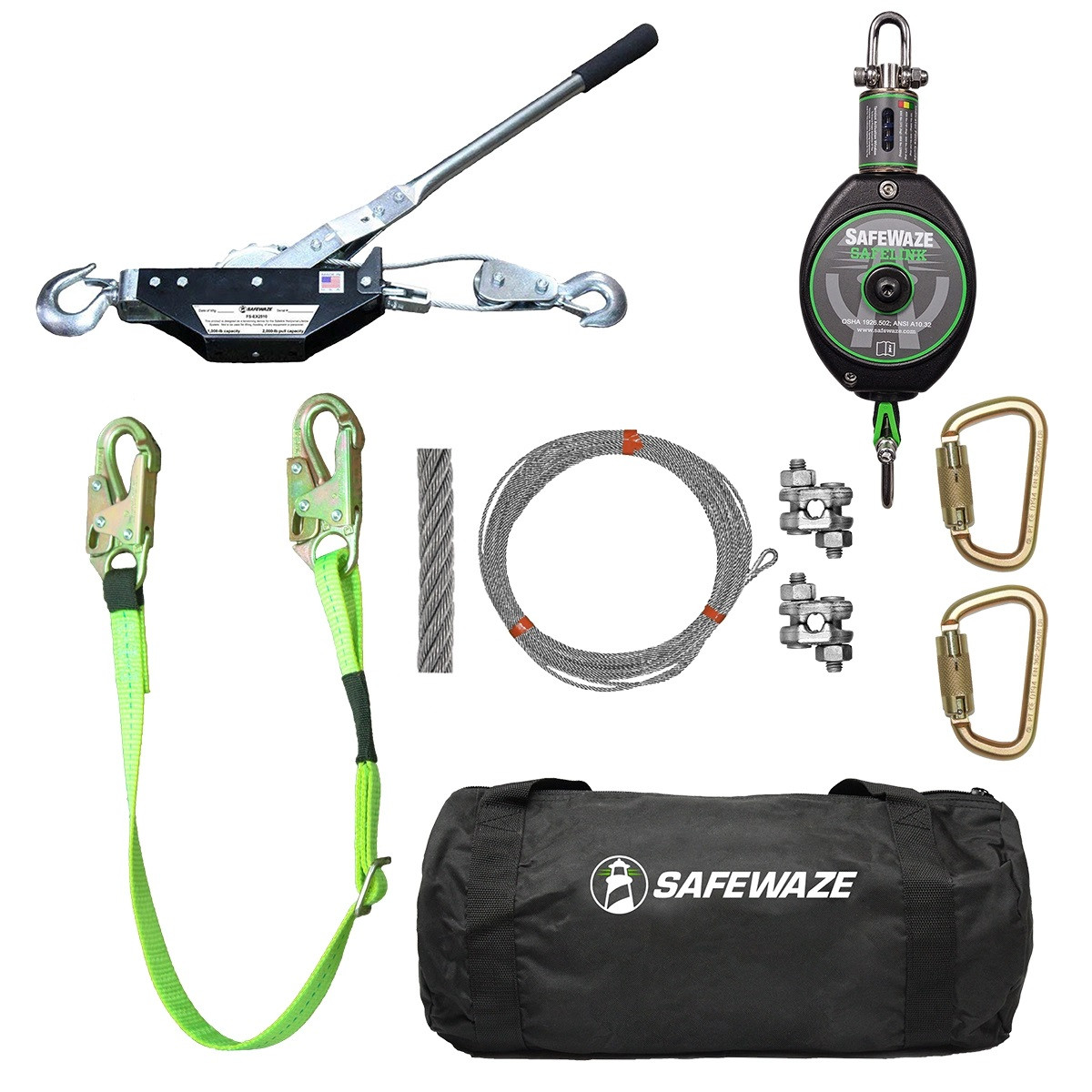 SafeWaze 65' SafeLink: Come-A-Long 