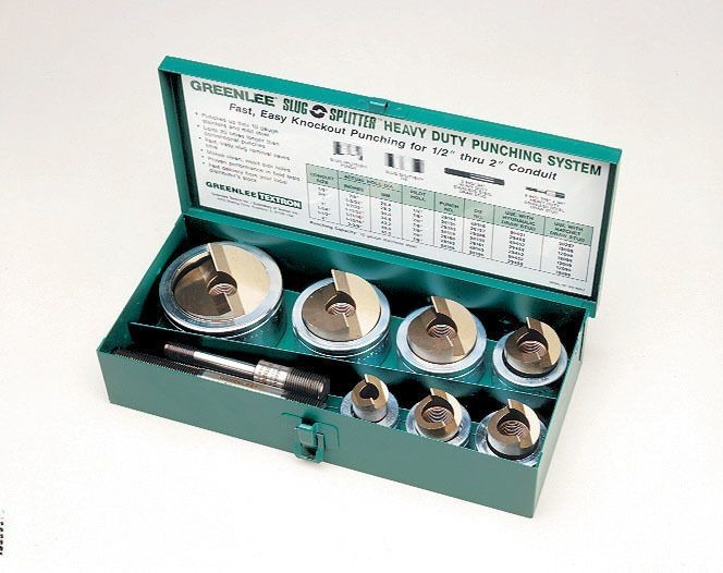 GREENLEE Hydraulic Knockout Punch Set, SC
