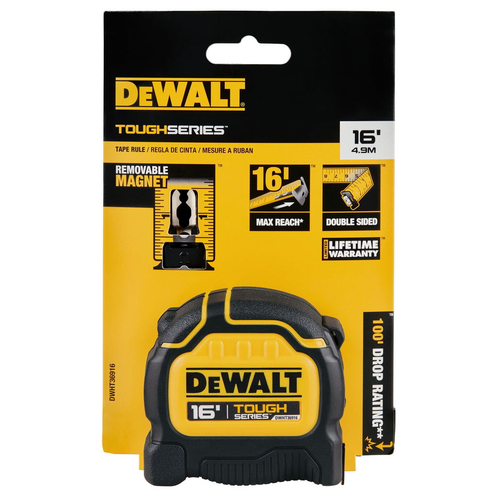 DEWALT TOUGH TAPE 16FT x 1-1/4IN