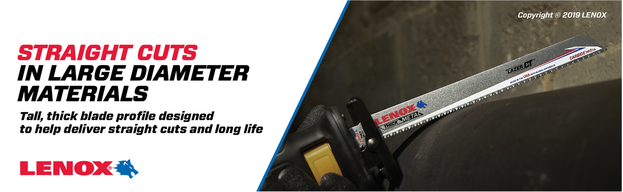 LENOX 6" 8TPi Lazer Ct 6108Rct Reciprocating Saw Blade 1Pk