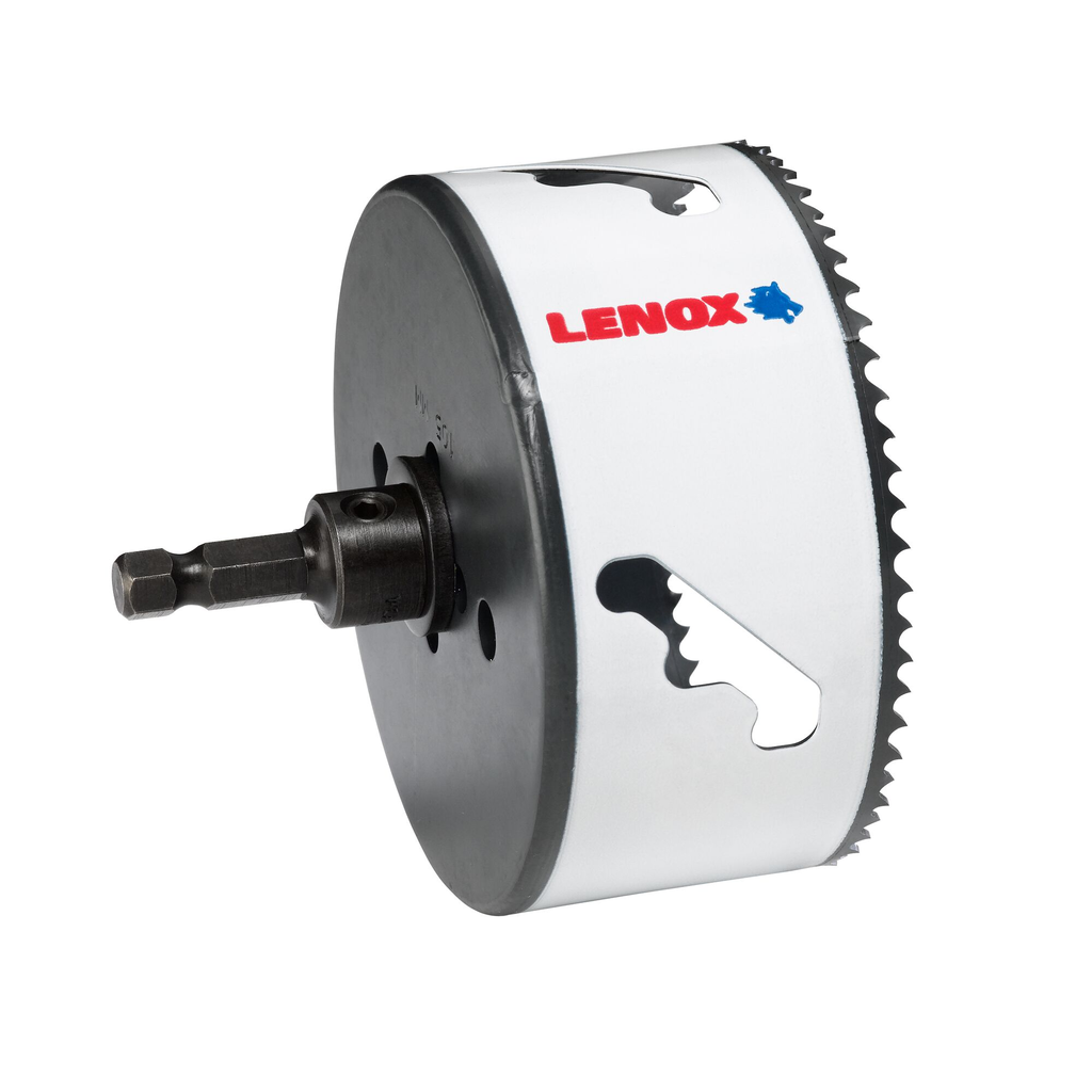 LENOX - Bi-Metal Speed Slot Arbored Hole Saw With T3 Technology, 4-1/8"