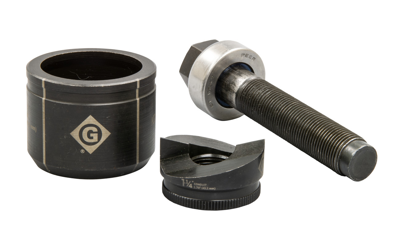 GREENLEE 1-1/4" Conduit Size Slug-Buster® Manual Knockout Set