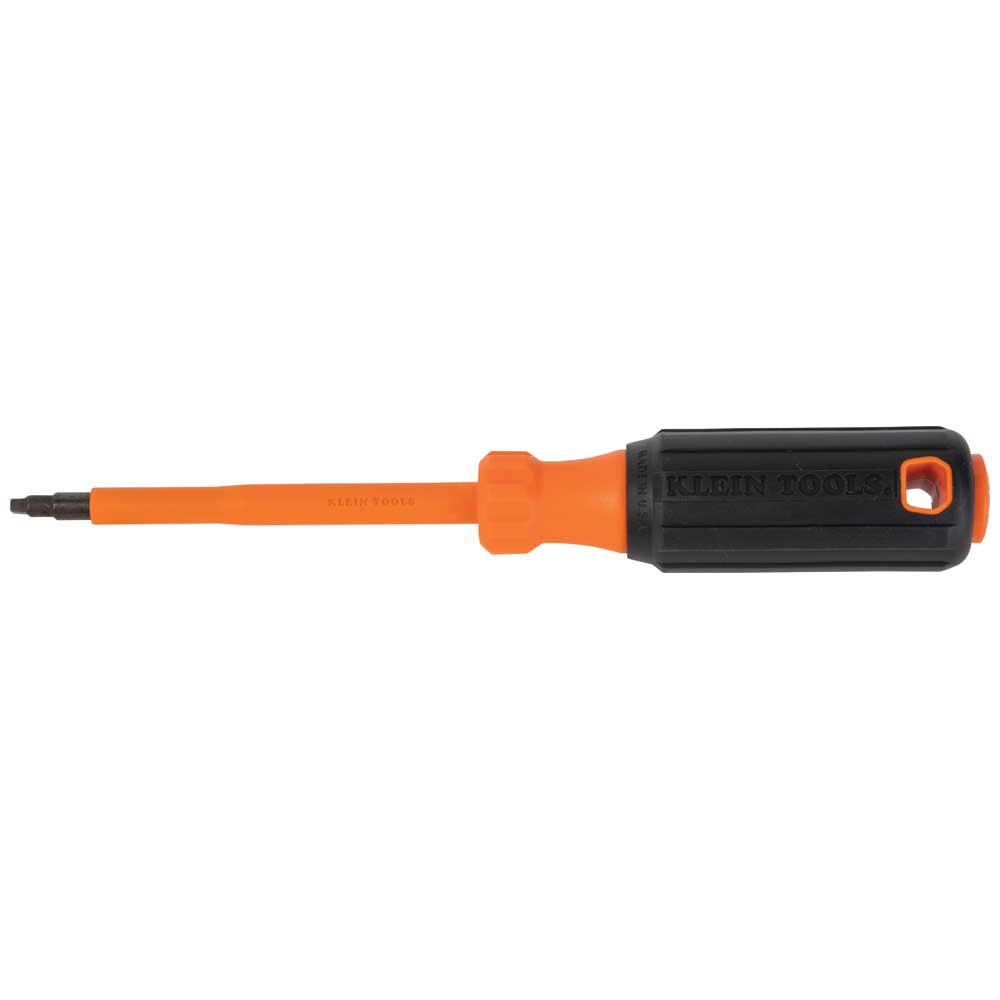 Insulated Screwdriver, #2 Phillips Tip, 4-Inch Round Shank
