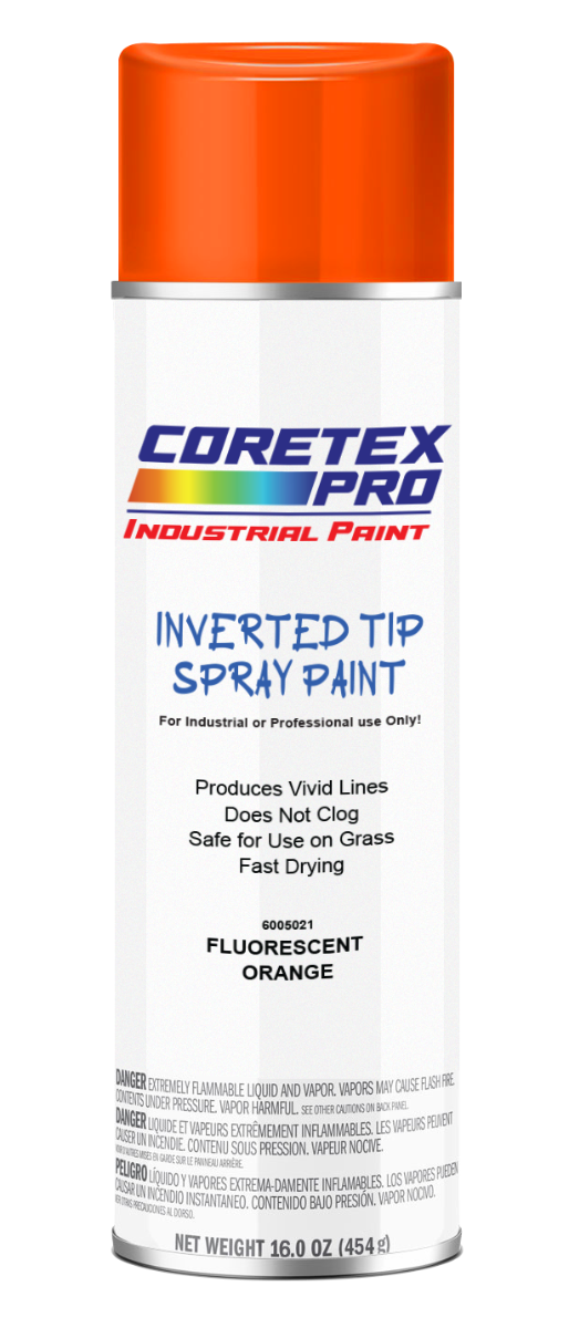 Coretex Upside Down Paint Flourescent Orange 1/EA12/CS 60CS/Pallet