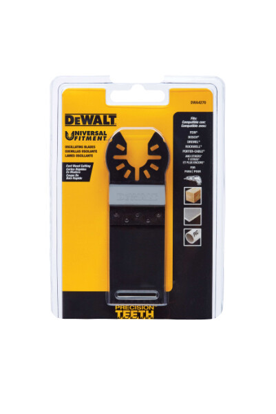 DEWALT Precision Tooth Blade, 1-1/4", Metallic Grey