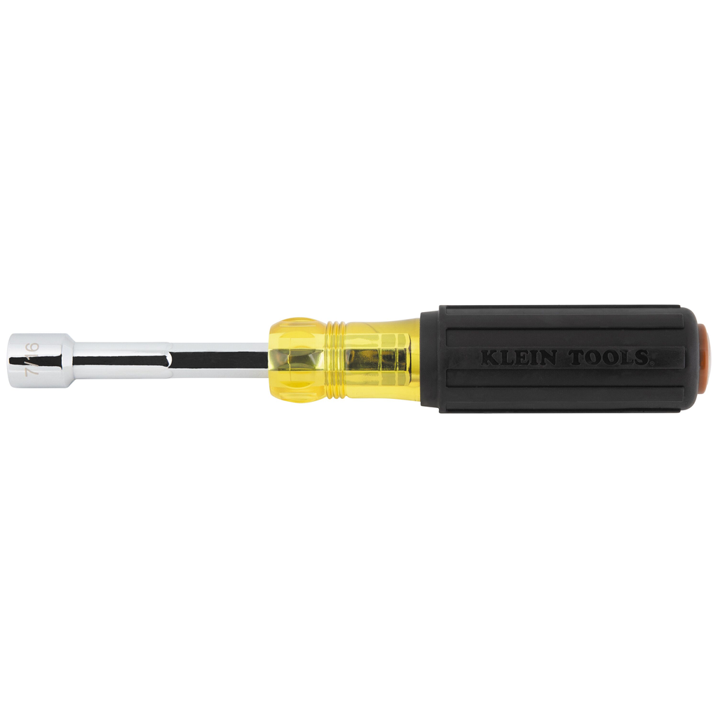 Color-Coded Hollow-Shaft Heavy-Duty Nut Driver, 7/16-Inch