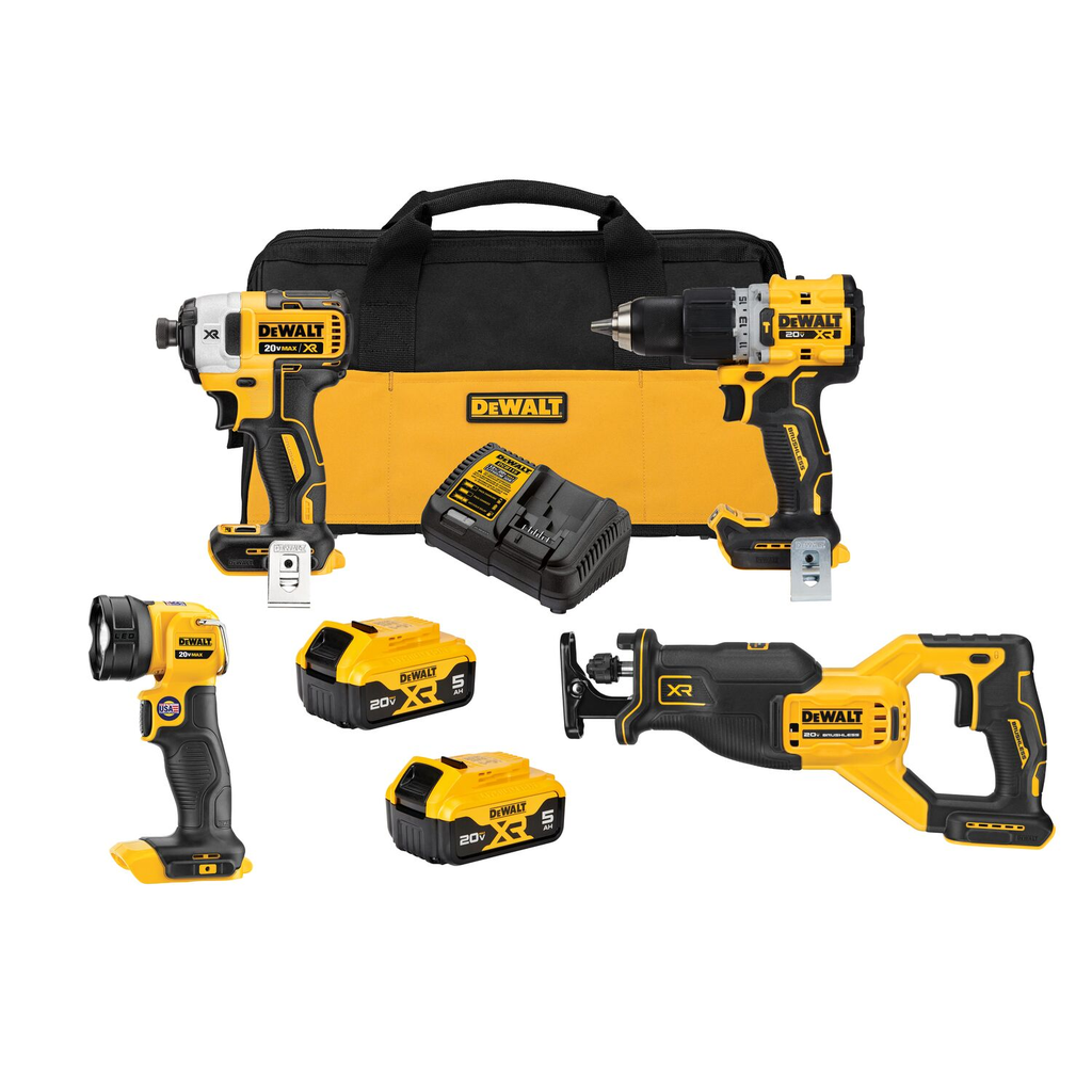 20V MAX XR BRUSHLESS 4-TOOL COMBO KIT