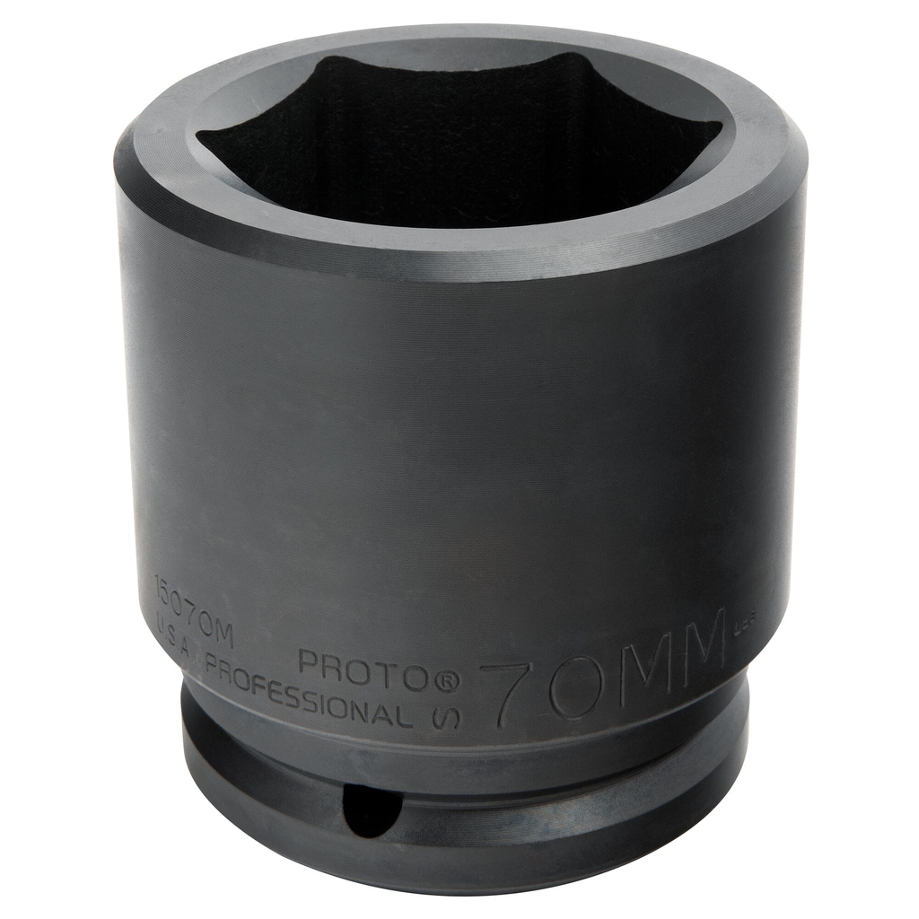 Proto® 1-1/2" Drive Impact Socket 70 mm - 6 Point 1/ea