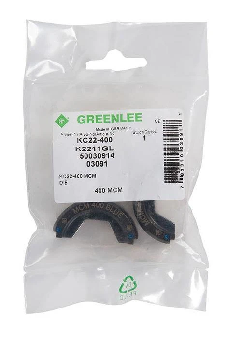 GREENLEE Die, 400 MCM (KC22)