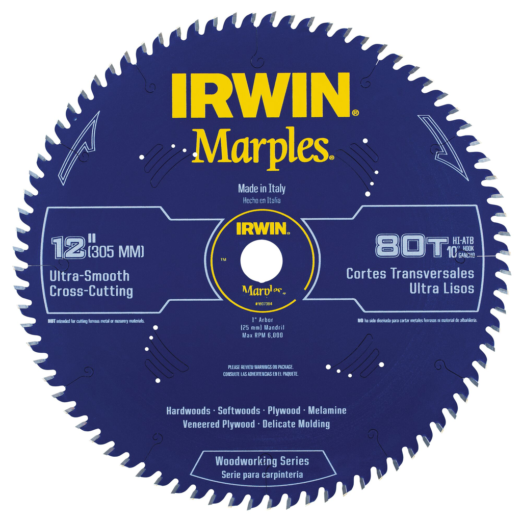 IRWIN MARPLES WW CSB 12" 80T HI-ATB