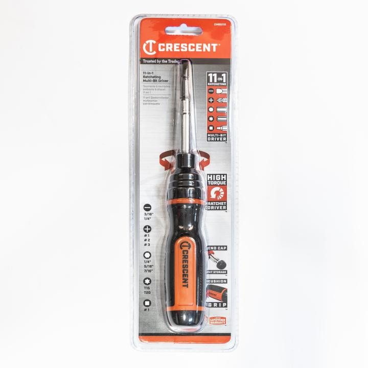 CT 11IN1 RATCHETING MULTIBIT SCREWDRIVER
