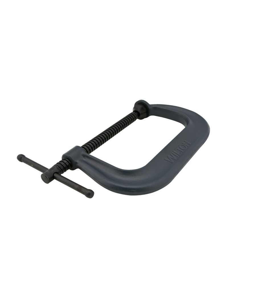 WILTON 406, Drop Forged C-Clamp, 0 - 6-1/16" Opening, 4-1/8" Throat