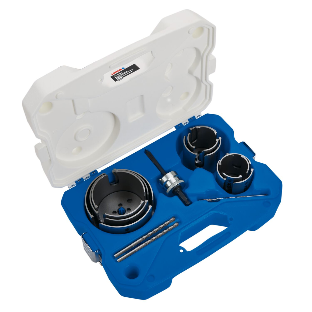LX 11PC MM CARBIDE HOLE SAW SET