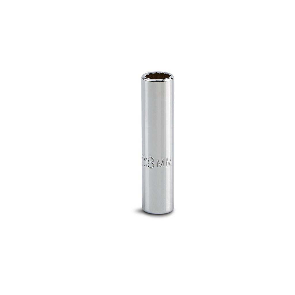 PROTO Skt 1/4 Dr 8Mm 12 Pt Deep