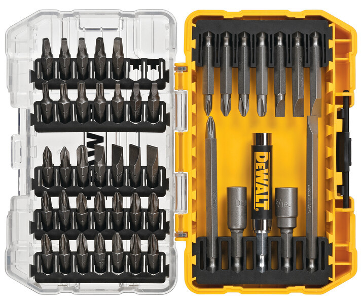 DEWALT Screwdriver Bit Set with ToughCase+, 45-Piece