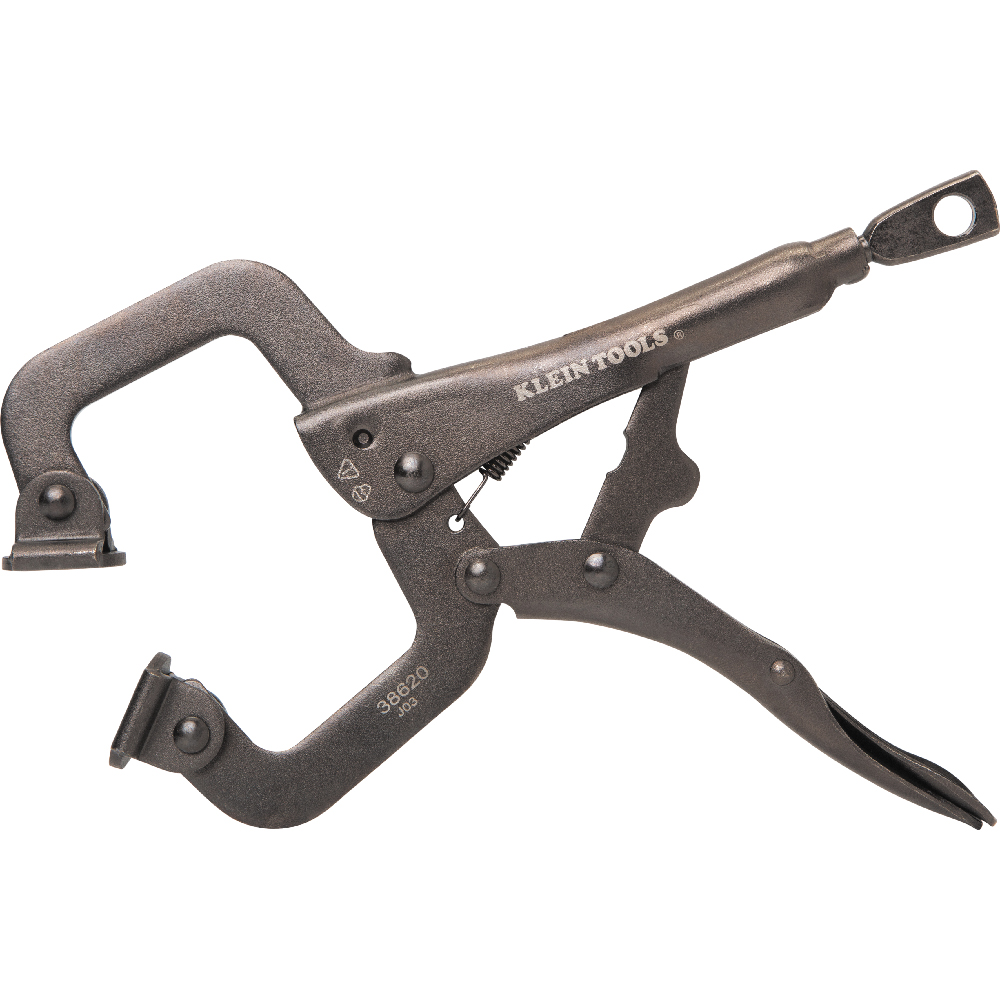 C-Clamp Locking Pliers with Swivel Jaws Set, 6- and 11-Inch, 2-Piece