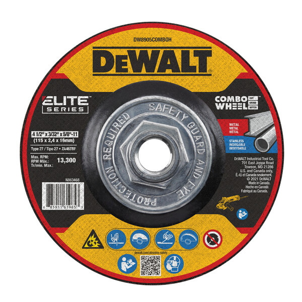 DEWALT ELITE SERIES Combo Wheels  (P/N DW8905COMBOH)