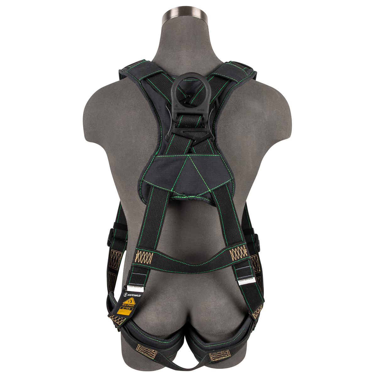 SAFEWAZE Arc Flash Full Body Harness: DE 1D, DE MB Chest/Legs (L)