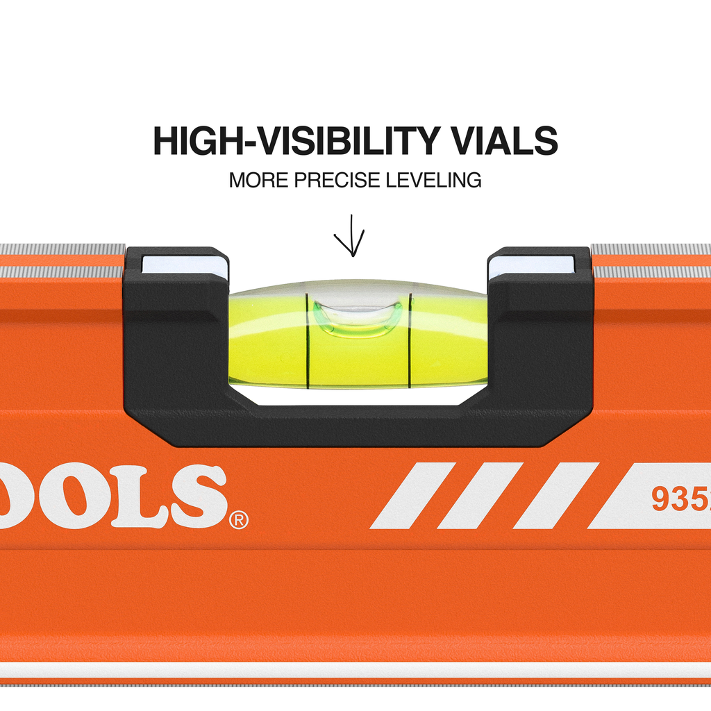 Magnetic Box Beam Level, 3 Vial, 48-Inch