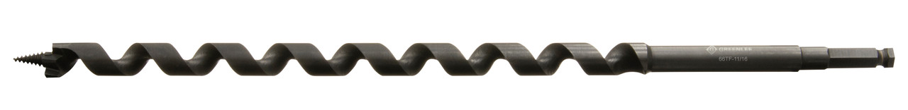 GREENLEE 11/16" x 18" Nail Eater® Extreme Black Utility Auger Bits
