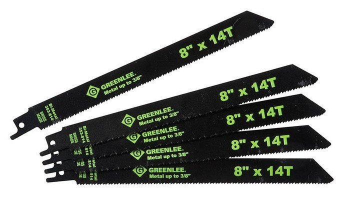 GREENLEE 8" x 14T Reciprocating Saw Blades