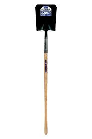 Seymour S500 Industrial Square Point 14 Gauge #2 / 9.5" x 11.5" , Forward Turned Step with Closed Back, Extended 11" Tab Socket with Two Solid Steel Rivets, 48" Precision Lathe Turned American Ash Handle