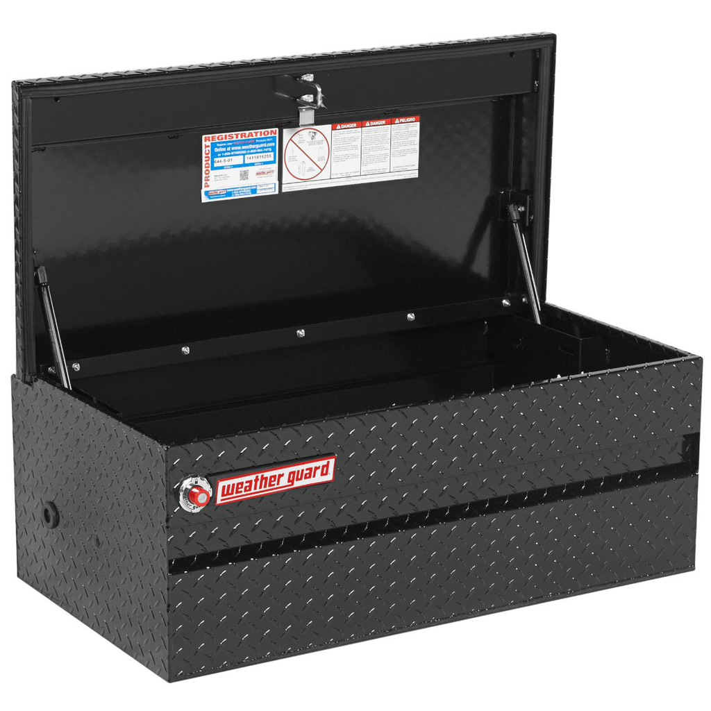 Weather Guard 37" Chest - Alum, Gloss Black Finish