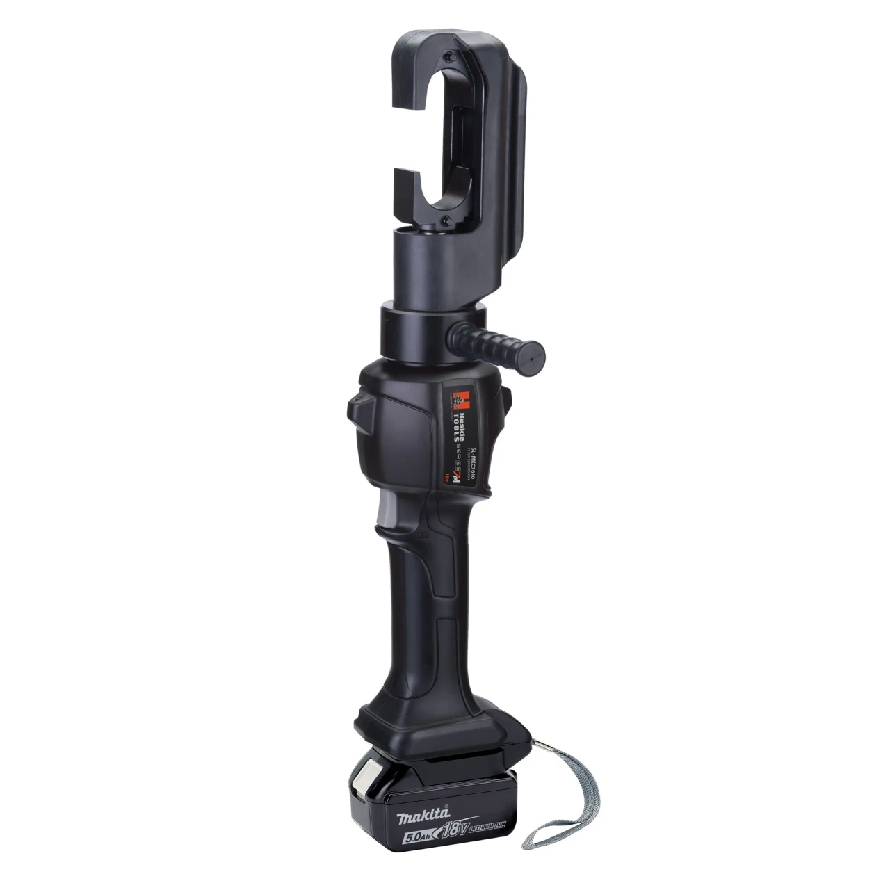HUSKIE 15 TON STREAMLINE COMPRES. TOOL KIT (C-HEAD) W/ 2 MAKITA BATTERIES (5Ah), AC CHARGER