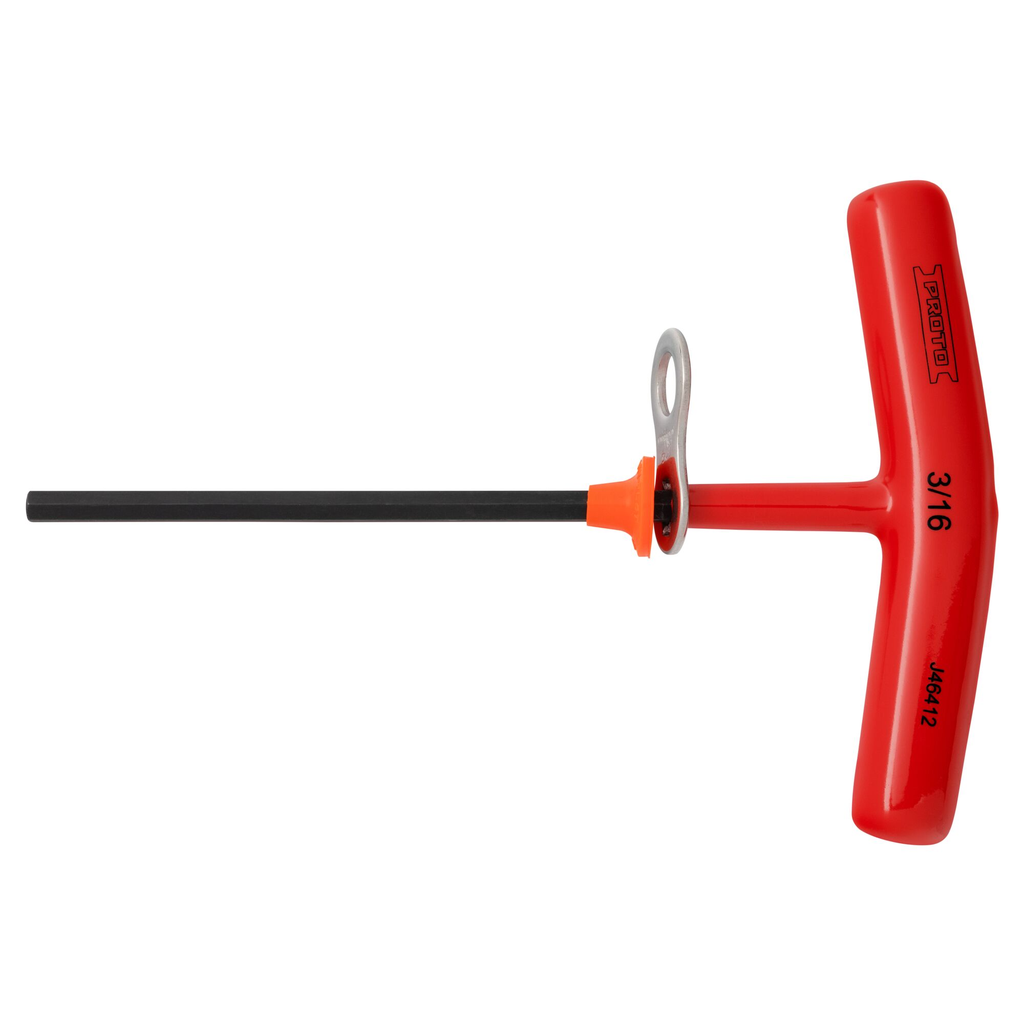PROTO Hex Key 3/16 T Handle-Teth