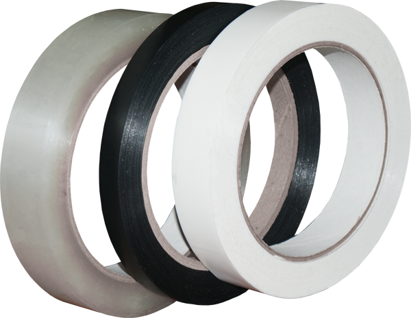 Electro-Tape  1"   (24 mm) x  60 yd 90# Tensile Poly Strapping - White 72/CS