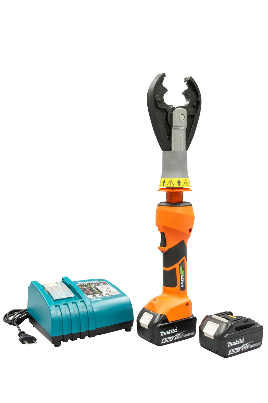 GREENLEE 6 Ton Insulated Crimper with CJD3BG Head and 230V Charger