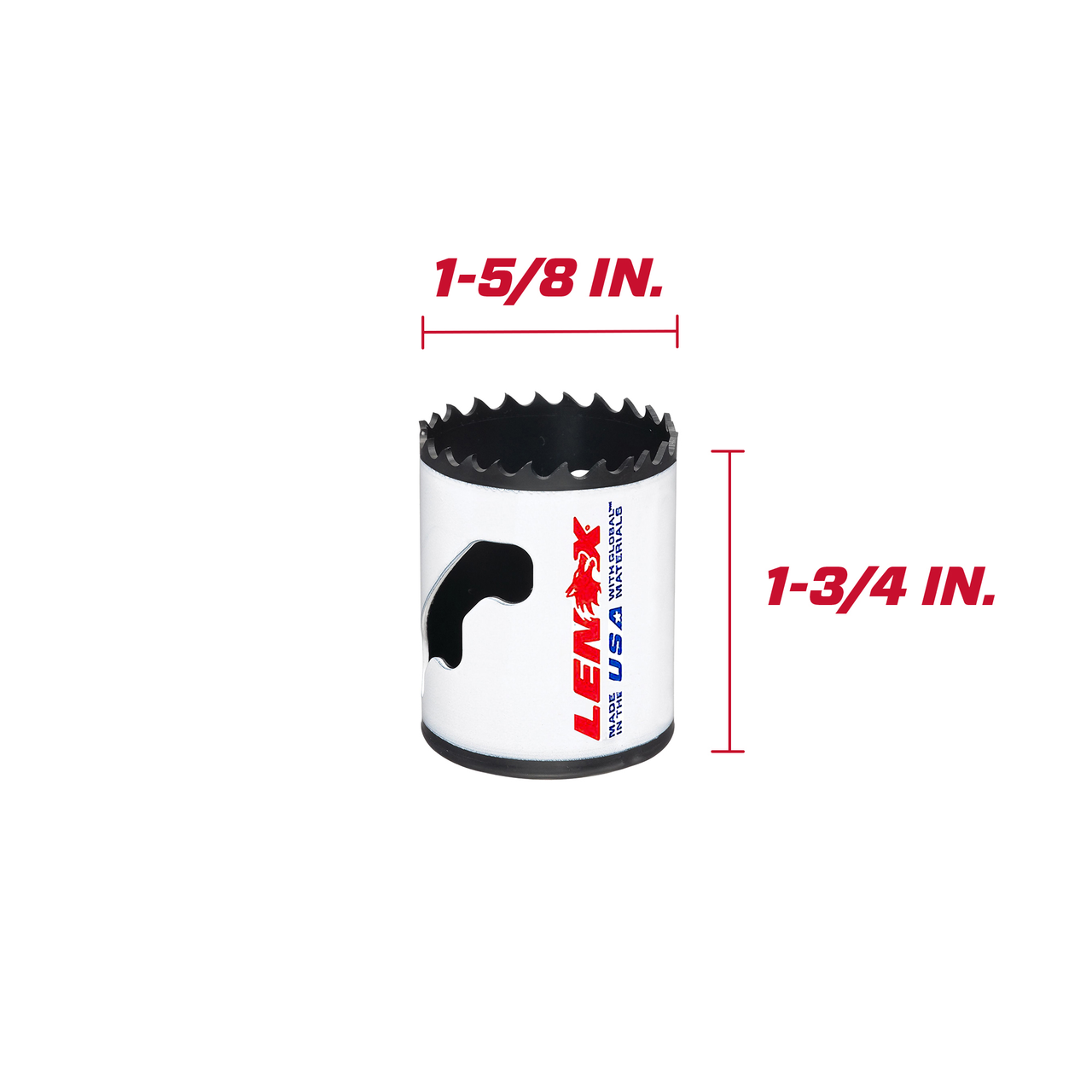 LENOX Bi-Metal Speed Slot Hole Saw With T3 Technology, 1-5/8"