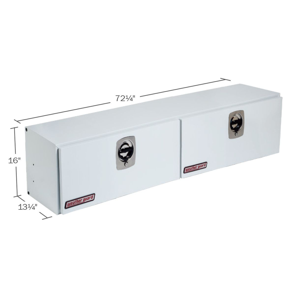 72.25" Hi-Side - Steel, White Finish