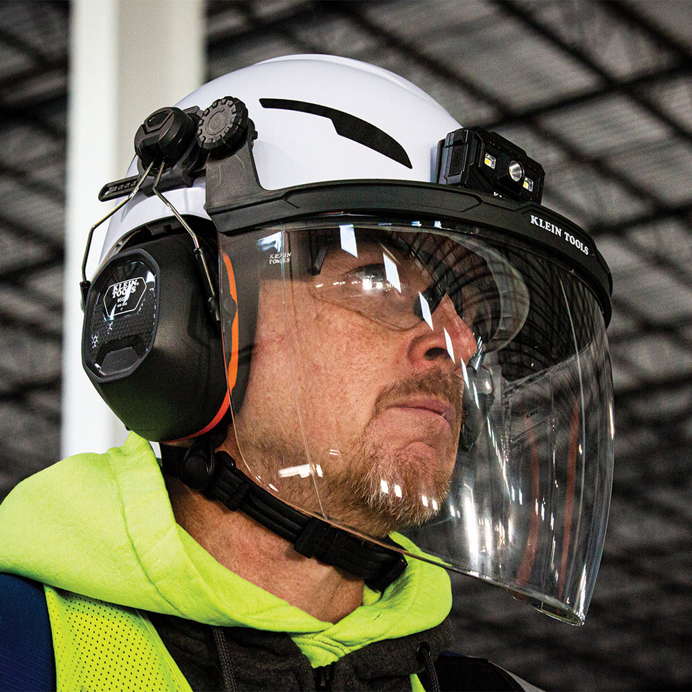 Replacement Face Shield Lens, Cap Style, Clear