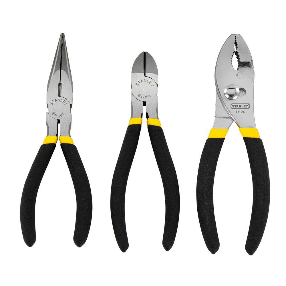 STANLEY® BASIC PLIER SET - 3 PIECE