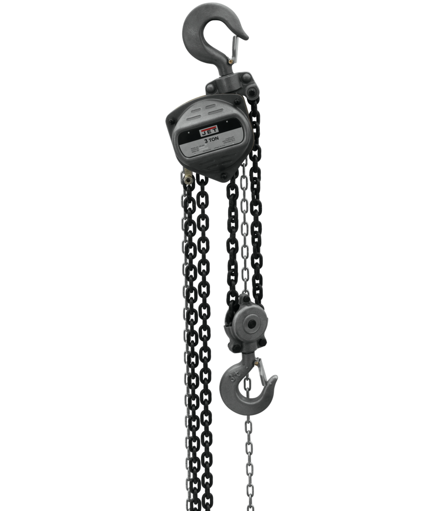 S90-300-15, 3-Ton Hand Chain Hoist With 15' Lift