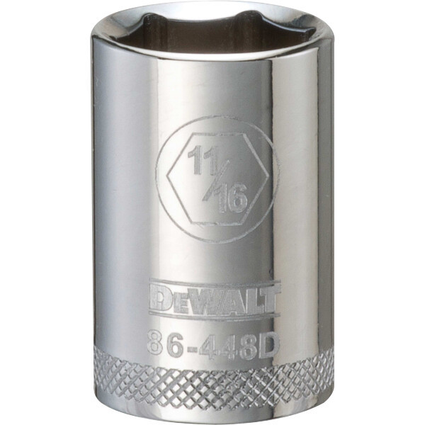 DEWALT 001Pc 12Dr Socket-06Pt-11/16
