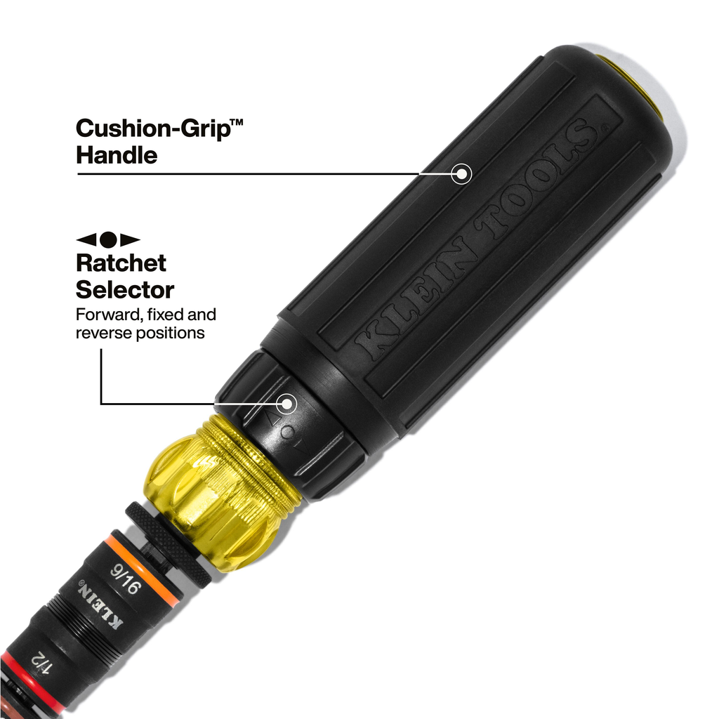 7-in-1 Impact Rated Flip Socket Set with Ratcheting Handle