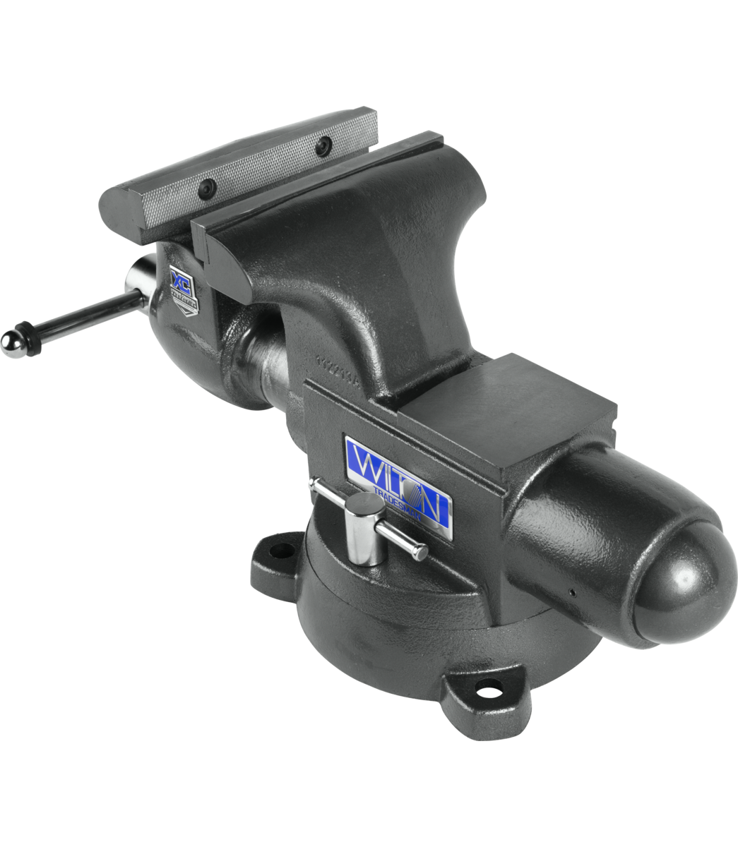 WILTON 1780XC, Tradesman XC 8" Xtreme Condition Round Channel Vise with Swivel Base
