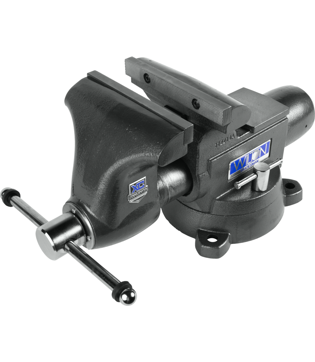 WILTON 1780XC, Tradesman XC 8" Xtreme Condition Round Channel Vise with Swivel Base