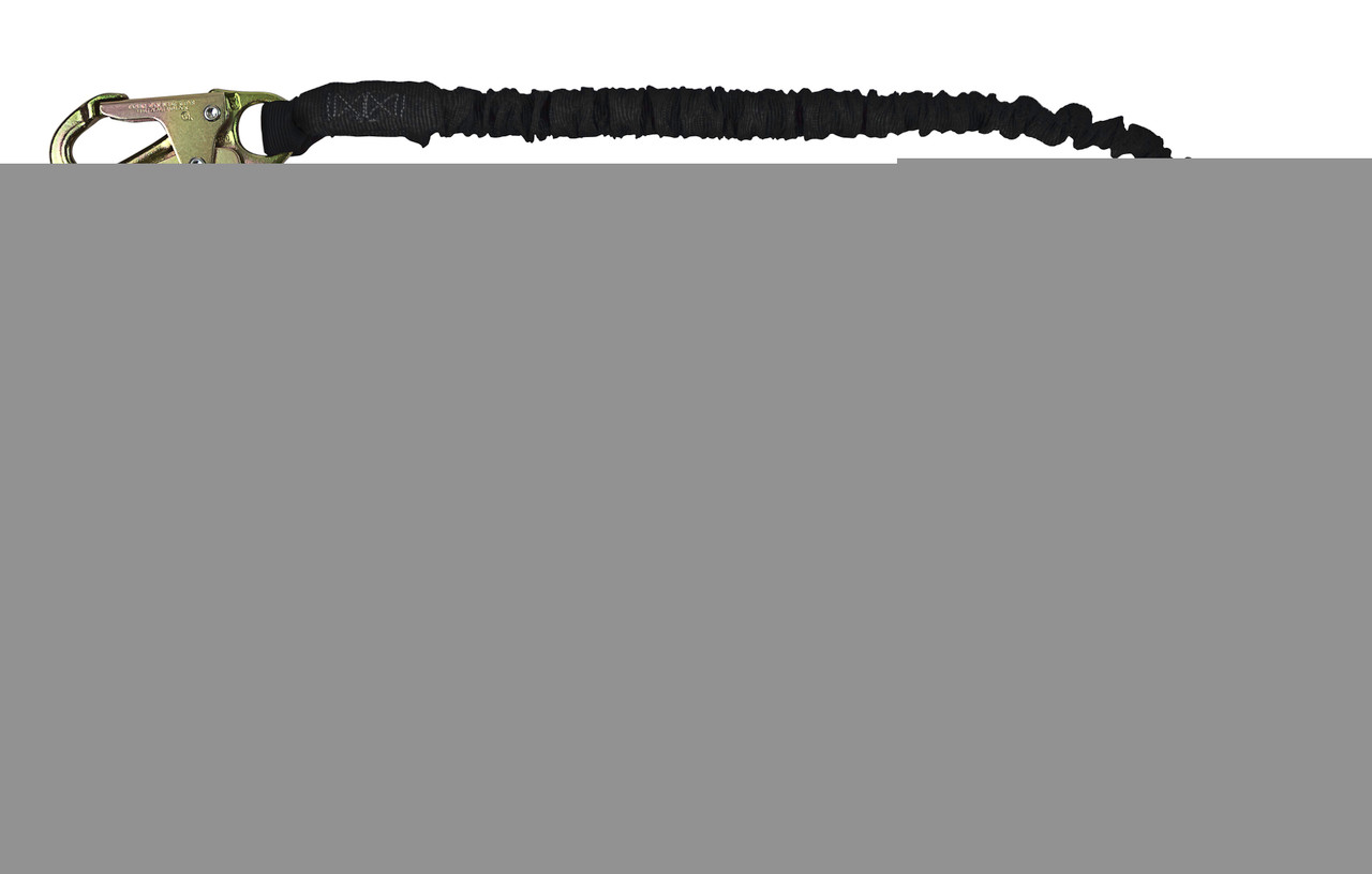 SafeWaze PRO 6' Internal Energy Absorbing Lanyard: Rebar Hook