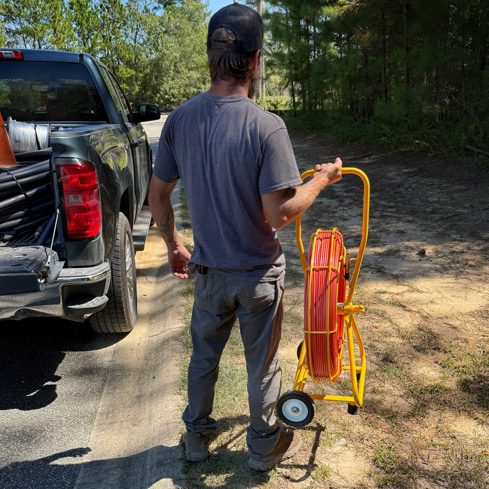 Jameson Duct Hunterâ„¢ Traceable Rodder, 1/4" x 500', Metric Marked