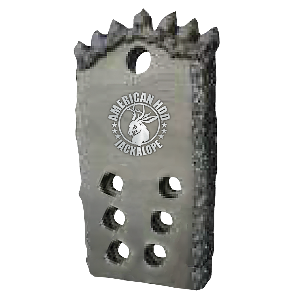 JACKALOPE® Paddle Bit Ditch Witch® Compatible 6-Hole  -- 16 MM, 4.0" Width, 3/4" Thick