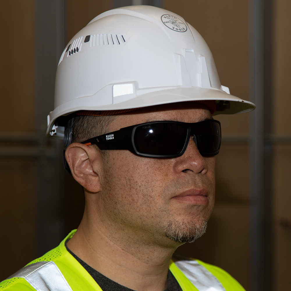Klein Professional Safety Glasses, Full Frame, Gray Lens