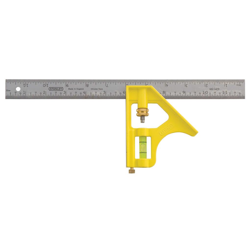 STANLEY® PREMIUM DIE-CAST HANDLE COMBINATION SQUARE - 12"