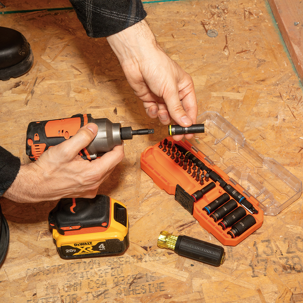 KNECT™ Impact-Rated Screwdriver and Socket Set with Case, 41-Piece