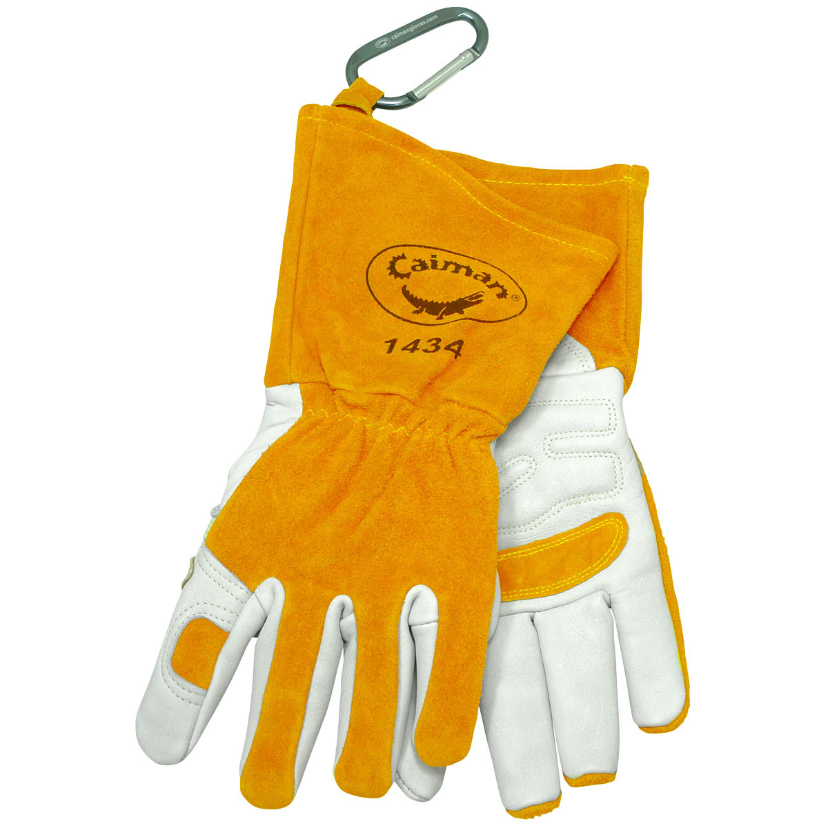 Caiman® 1434  Hand Protect-Welding, Size XL, Gold