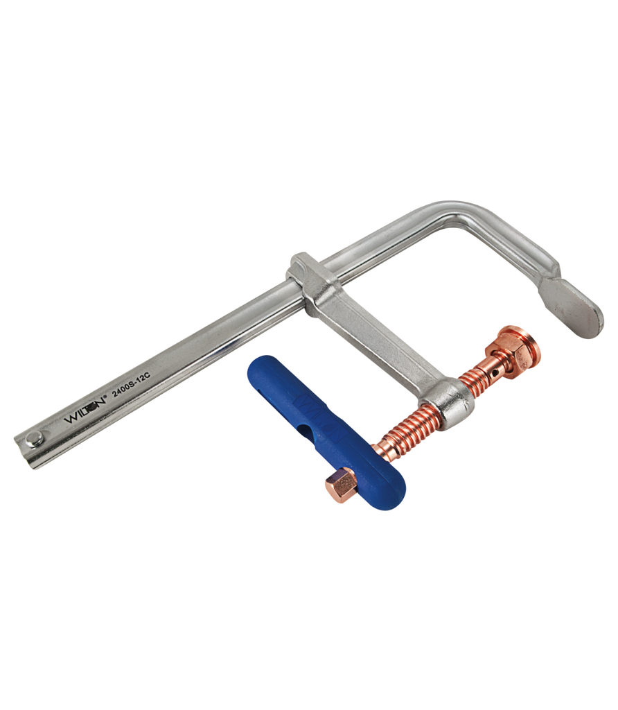 WILTON 2400S-12C, 12" Regular Duty F-Clamp Copper