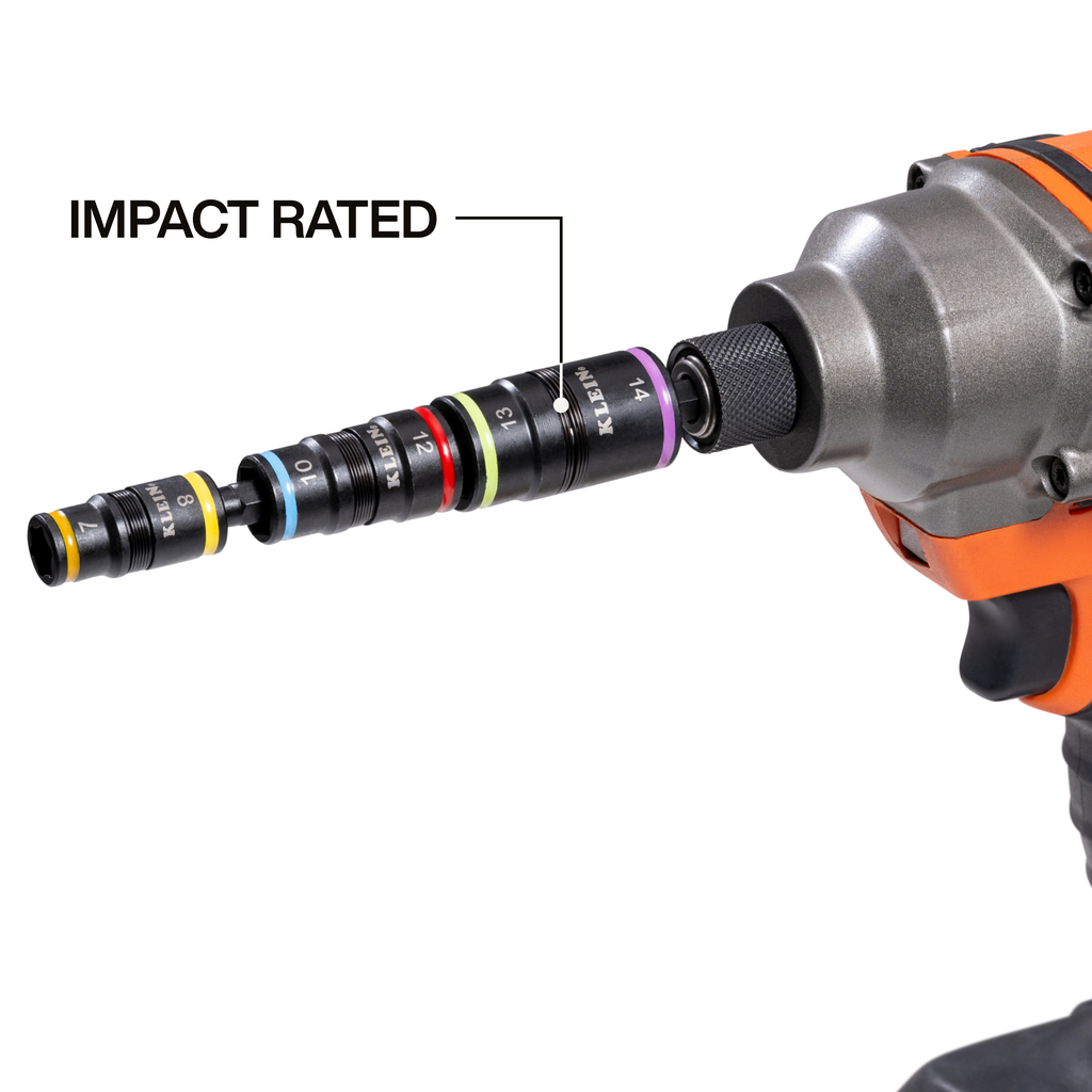 6-in-1 Impact Rated Flip Socket Set, Metric